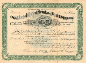 Occidental United Metal and Coal Co.